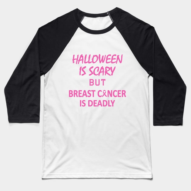 Breast Cancer Awareness Month Baseball T-Shirt by CoApparel